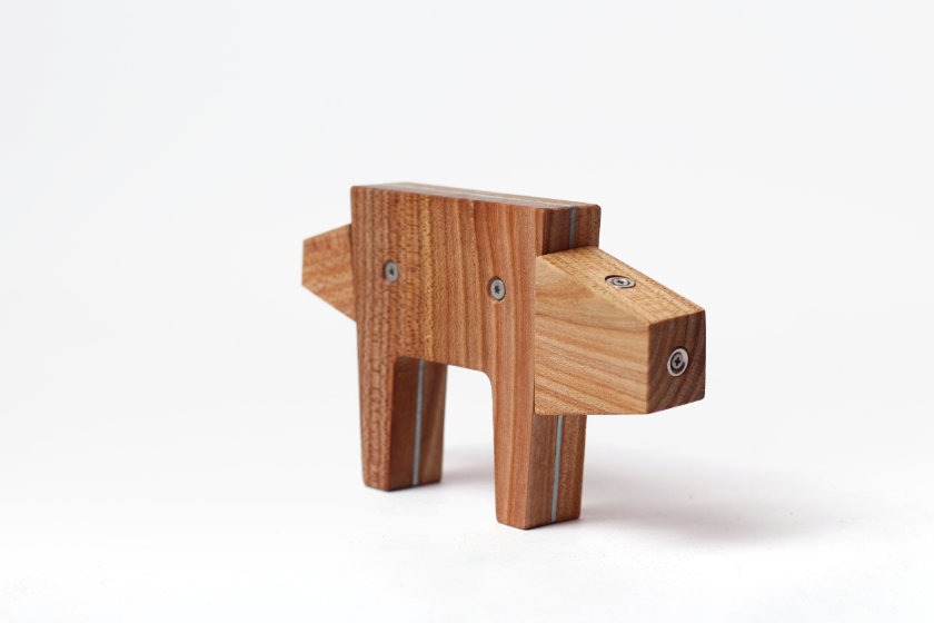 Bär aus magnetischem Holzspielzeug Set NINI AMICI für Dingwerkstatt